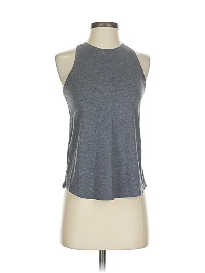 Pre-owned Gap Fit Outlet Tank Top Gray Halter Neckline Tops