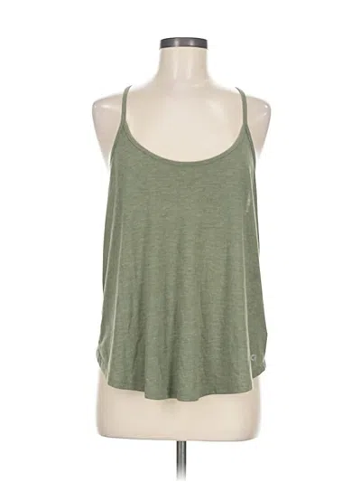 Pre-owned Gap Fit Outlet Tank Top Green Halter Neckline Tops