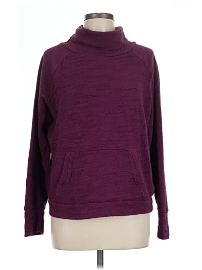 Pre-owned Gap Fit Outlet Turtleneck Sweater In Burgundy