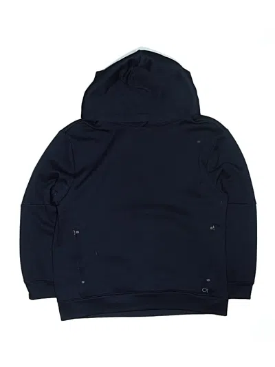 Pre-owned Gap Fit Kids' Pullover Hoodie In Blue
