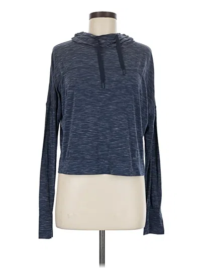 Pre-owned Gap Fit Pullover Hoodie In Blue