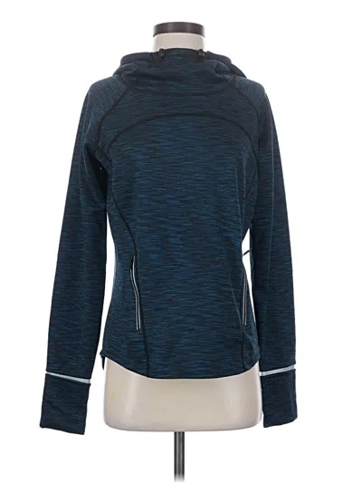 Pre-owned Gap Fit Pullover Hoodie In Blue