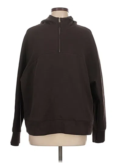 Pre-owned Gap Fit Pullover Hoodie In Brown