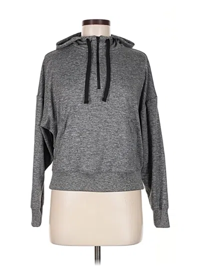 Pre-owned Gap Fit Pullover Hoodie In Gray