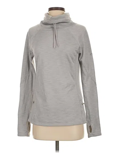 Pre-owned Gap Fit Pullover Hoodie In Gray