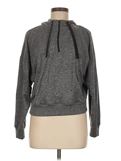 Pre-owned Gap Fit Pullover Hoodie In Gray