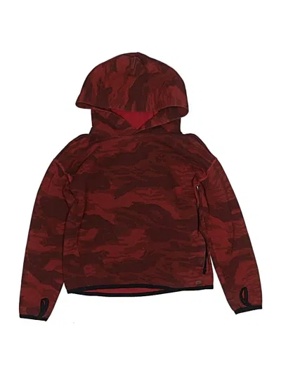 Pre-owned Gap Fit Kids' Pullover Hoodie In Red