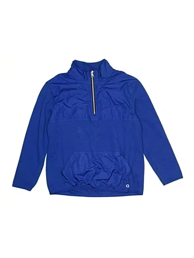 Pre-owned Gap Fit Kids' Pullover Sweater In Blue