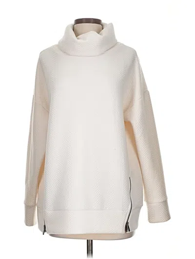 Pre-owned Gap Fit Pullover Sweater In White