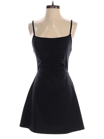 Pre-owned Gap Fit Romper In Black