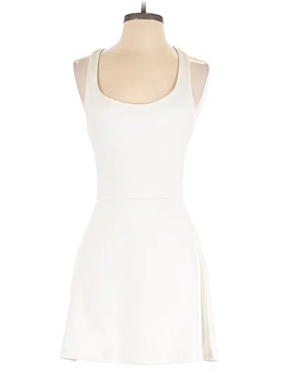 Pre-owned Gap Fit Romper In Ivory