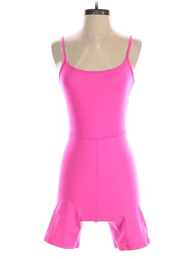 Pre-owned Gap Fit Romper In Pink