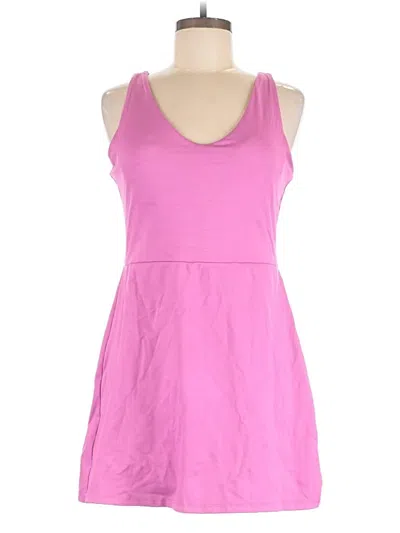 Pre-owned Gap Fit Romper In Pink