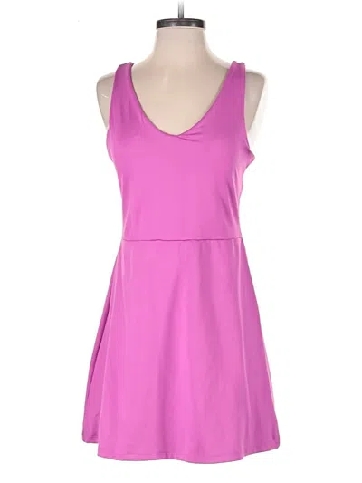 Pre-owned Gap Fit Romper In Purple