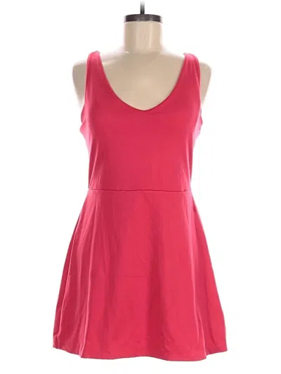 Pre-owned Gap Fit Romper In Red