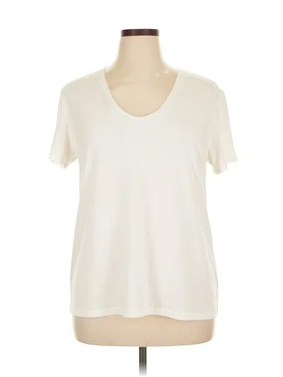 Pre-owned Gap Fit Short Sleeve T-shirt In White