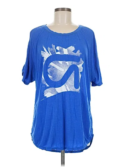 Pre-owned Gap Fit Short Sleeve T-shirt In Blue