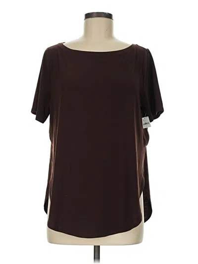 Pre-owned Gap Fit Short Sleeve T-shirt In Brown