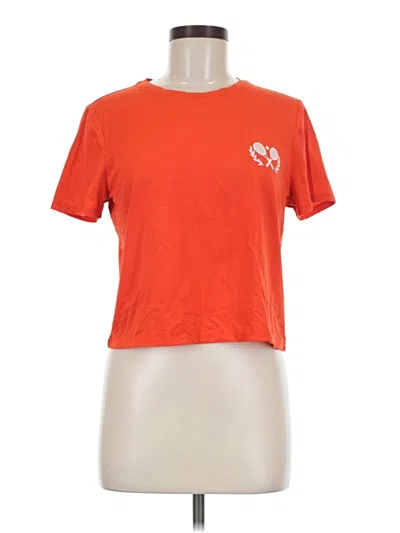 Pre-owned Gap Fit Short Sleeve T-shirt In Orange