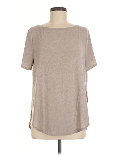 Pre-owned Gap Fit Short Sleeve T-shirt In Tan