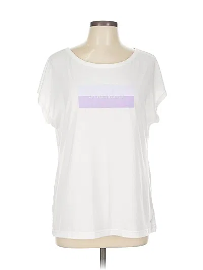 Pre-owned Gap Fit Short Sleeve T-shirt In White