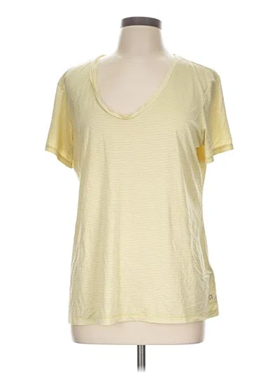 Pre-owned Gap Fit Short Sleeve T-shirt In Yellow