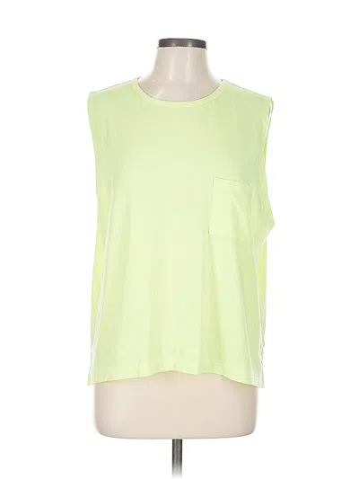 Pre-owned Gap Fit Sleeveless T-shirt In Green