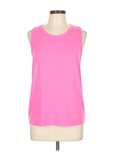 Pre-owned Gap Fit Sleeveless T-shirt In Pink