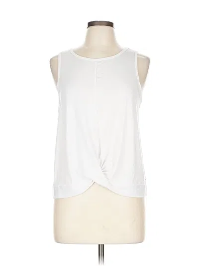 Pre-owned Gap Fit Sleeveless T-shirt In White