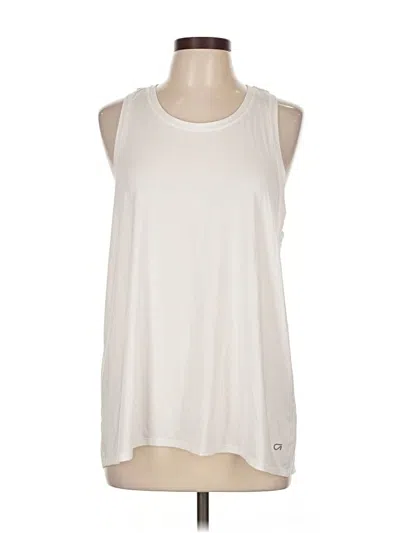 Pre-owned Gap Fit Sleeveless T-shirt In White