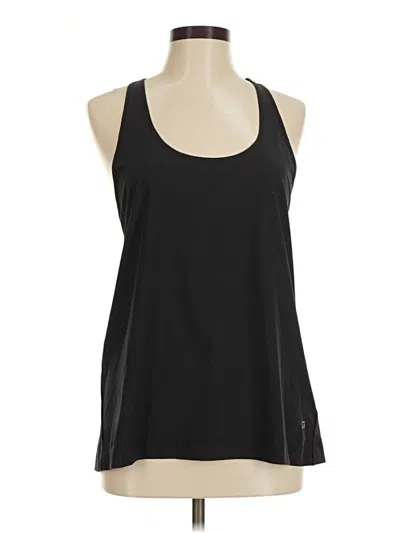 Pre-owned Gap Fit Sleeveless Top Black Halter Neckline Tops