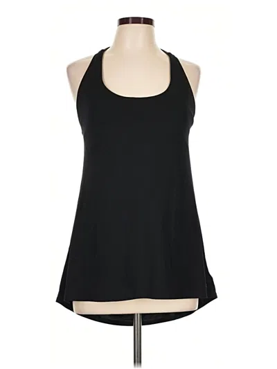 Pre-owned Gap Fit Sleeveless Top Black Halter Neckline Tops