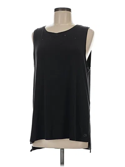 Pre-owned Gap Fit Sleeveless Top Black One Shoulder Neckline Tops