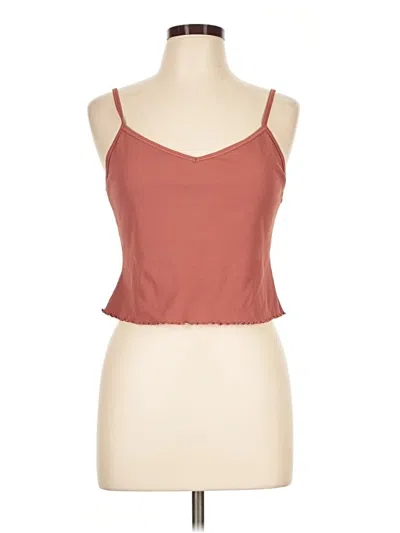 Pre-owned Gap Fit Sleeveless Top Brown Sweetheart Neckline Tops