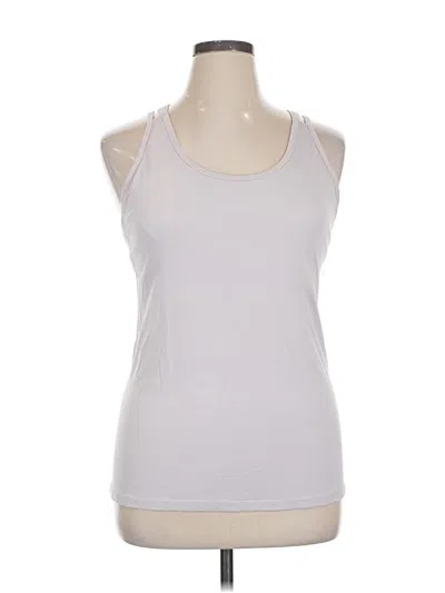 Pre-owned Gap Fit Sleeveless Top Gray Halter Neckline Tops