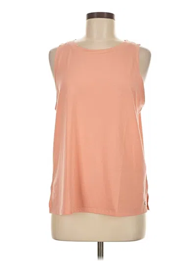 Pre-owned Gap Fit Sleeveless Top Orange Boatneck Tops