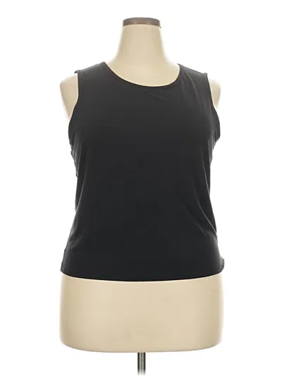 Pre-owned Gap Fit Sleeveless T-shirt In Black