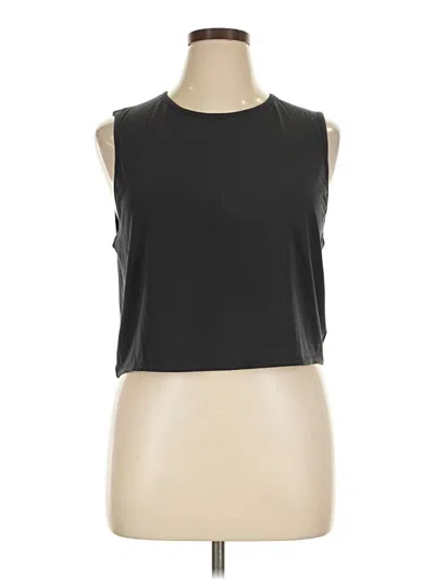 Pre-owned Gap Fit Sleeveless T-shirt In Black