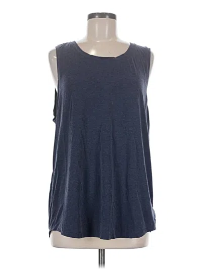 Pre-owned Gap Fit Sleeveless T-shirt In Blue