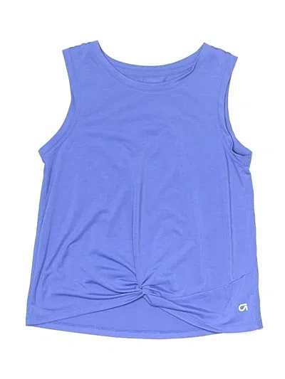 Pre-owned Gap Fit Kids' Sleeveless T-shirt In Blue