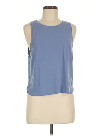 Pre-owned Gap Fit Sleeveless T-shirt In Blue