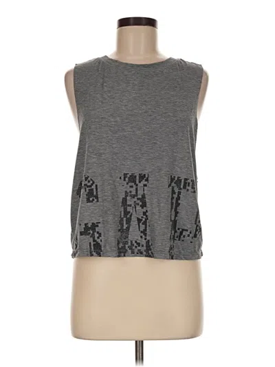 Pre-owned Gap Fit Sleeveless T-shirt In Gray