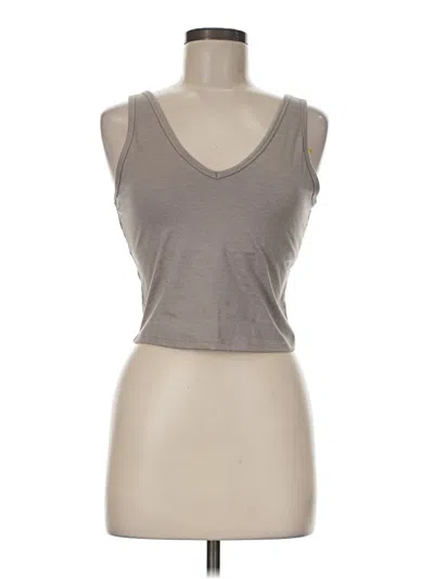 Pre-owned Gap Fit Sleeveless T-shirt In Gray