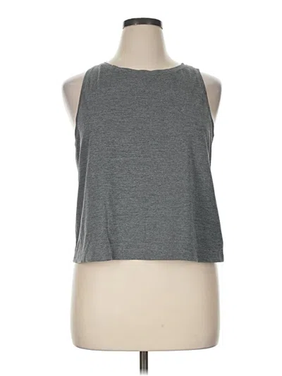 Pre-owned Gap Fit Sleeveless T-shirt In Gray