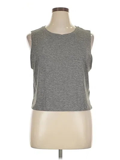 Pre-owned Gap Fit Sleeveless T-shirt In Gray