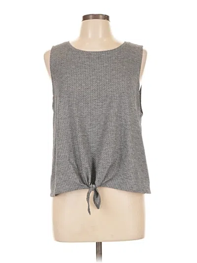 Pre-owned Gap Fit Sleeveless T-shirt In Gray