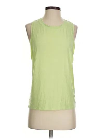 Pre-owned Gap Fit Sleeveless T-shirt In Green