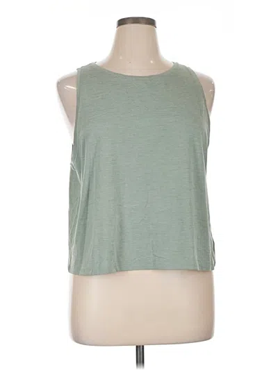 Pre-owned Gap Fit Sleeveless T-shirt In Green