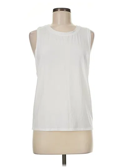 Pre-owned Gap Fit Sleeveless T-shirt In Ivory