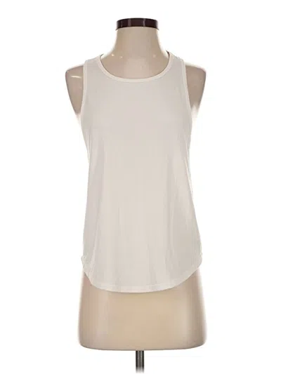 Pre-owned Gap Fit Sleeveless T-shirt In Ivory
